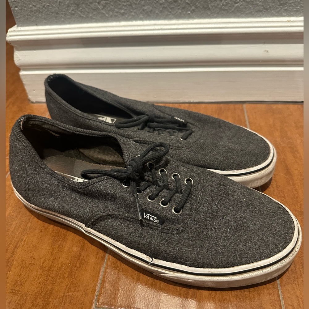 Vans Lo Pro Lace Up Skate Shoes in grey